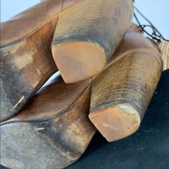 Rag & Bone Newbury Cognac Leather Ankle Booties 8 - Picture 10 of 12